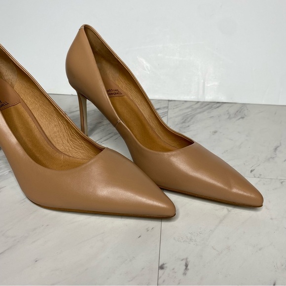 Jeffrey Campbell Tan Leather Pointy Toe Pump 10 - Picture 10 of 14